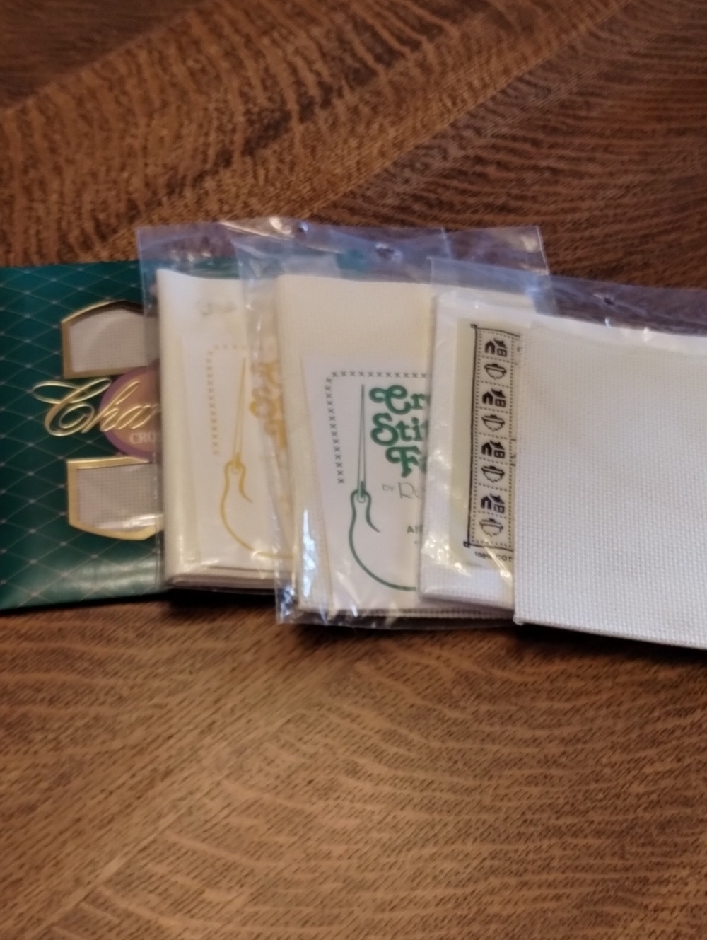 Cross-stitch Aida Cloth Panels - 4 New Packs